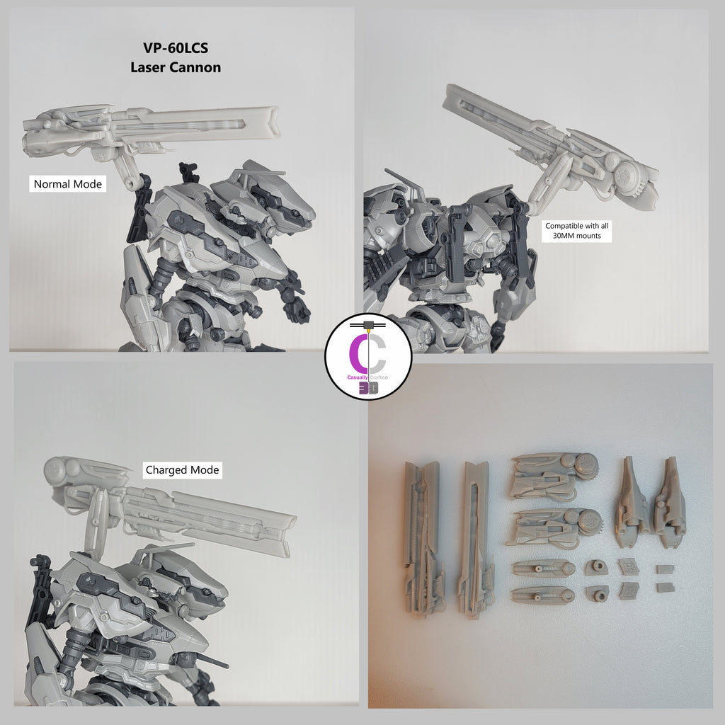 ARQUEBUS VP-60LCS Laser Cannon Back Weapon Part (30 Minutes Missions)