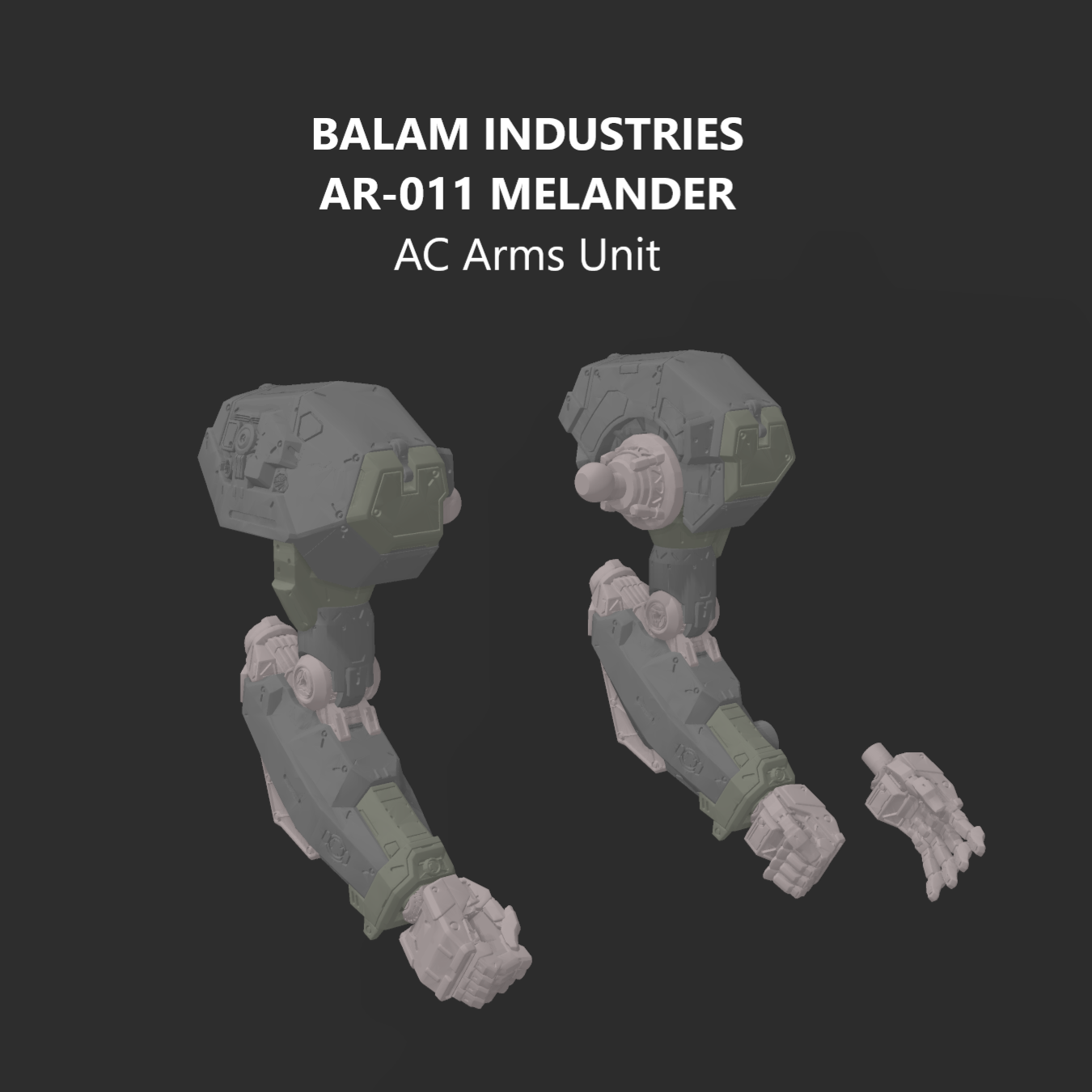 [DIGITAL FILES] BALAM AR-011 MELANDER AC Arms Unit