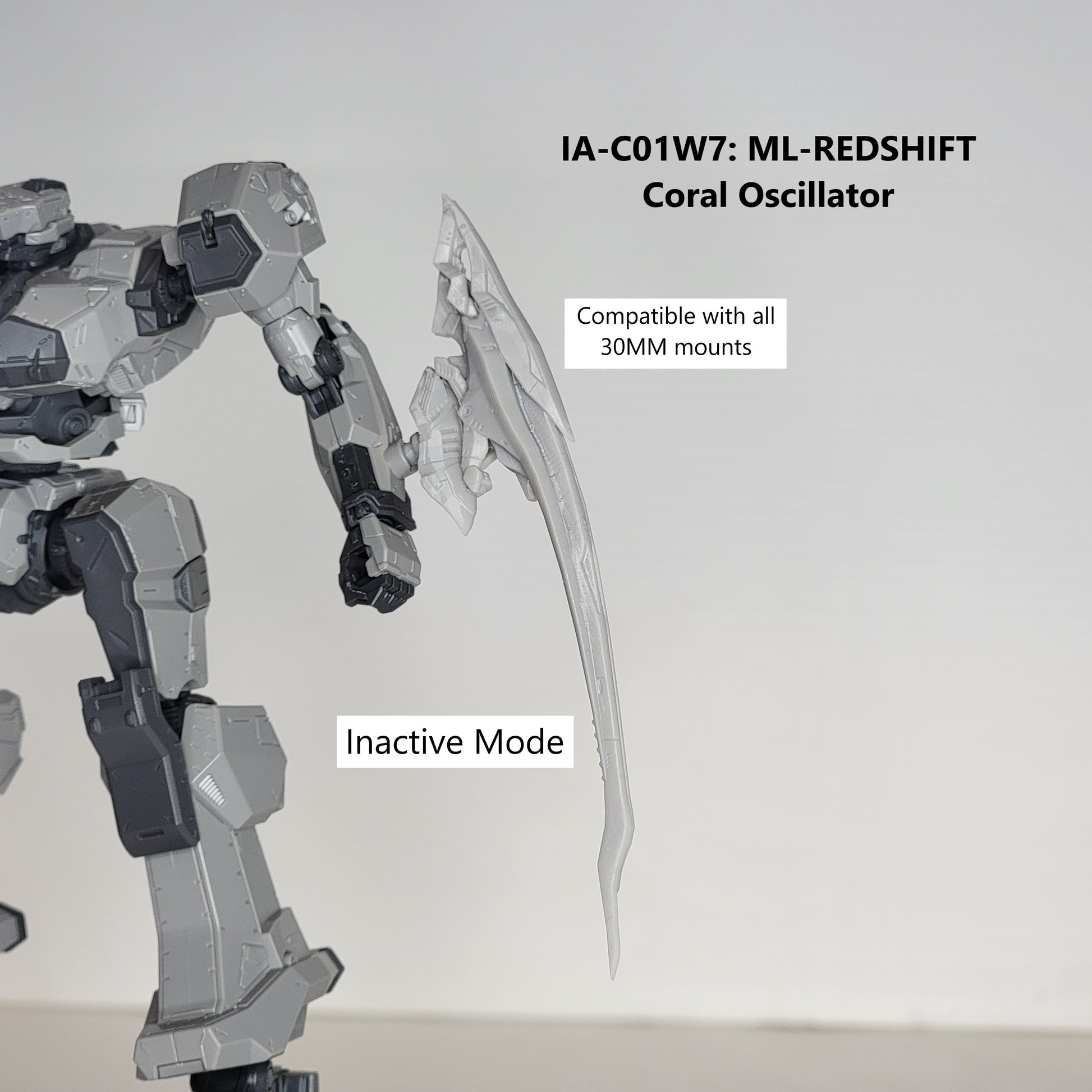 RRI IA-C01W7: ML-REDSHIFT Coral Oscillator Arm Weapon Part (30 Minutes Missions)