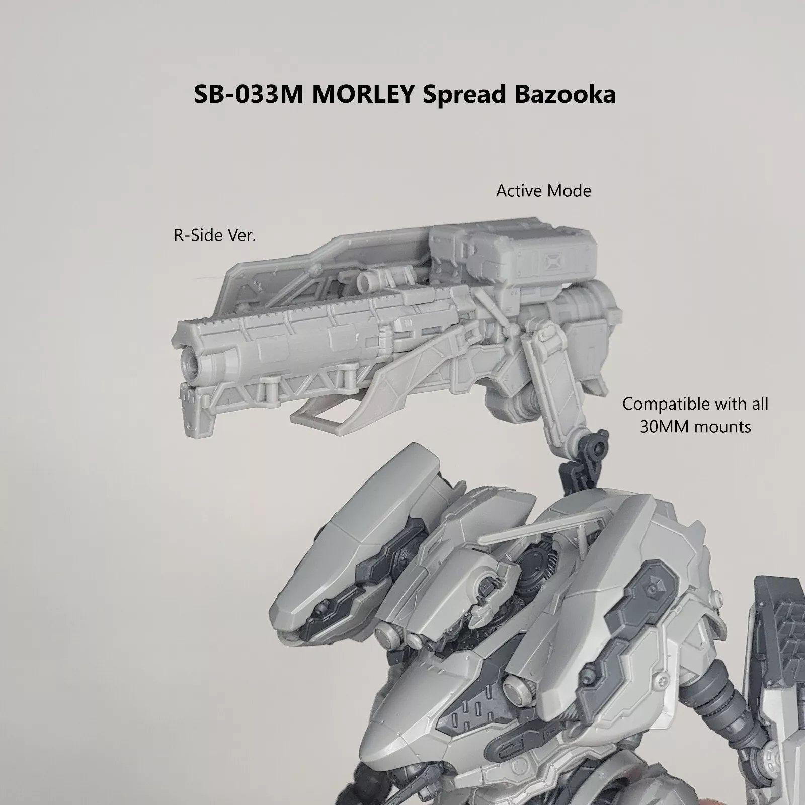 BALAM SB-033M MORLEY Spread Bazooka Back Weapon Part (30 Minutes Missions)