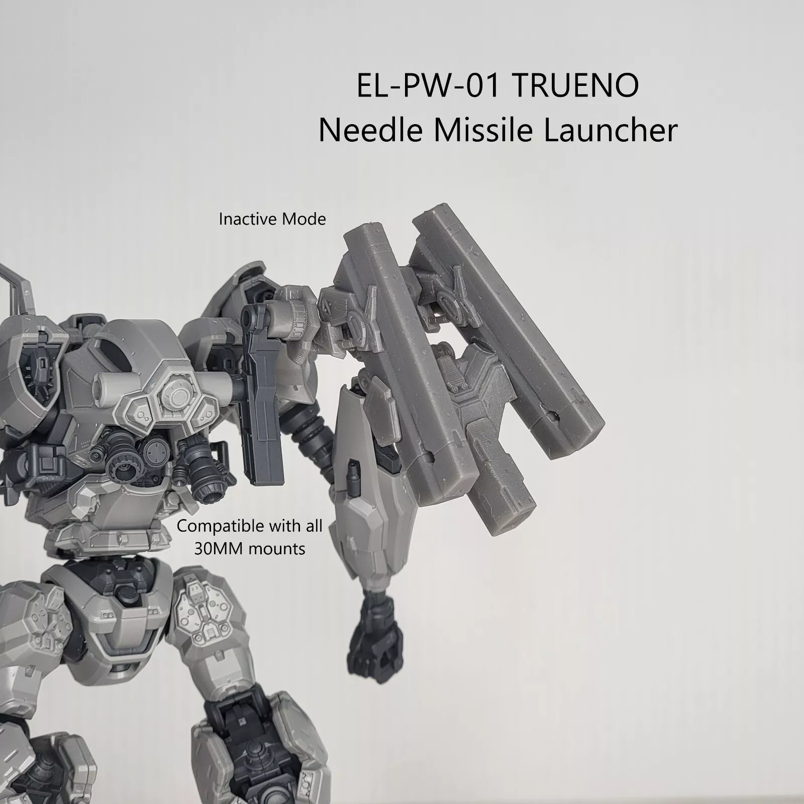 ELCANO EL-PW-01 TRUENO Needle Missile Launcher Back Weapon Part (30 Minutes Missions)