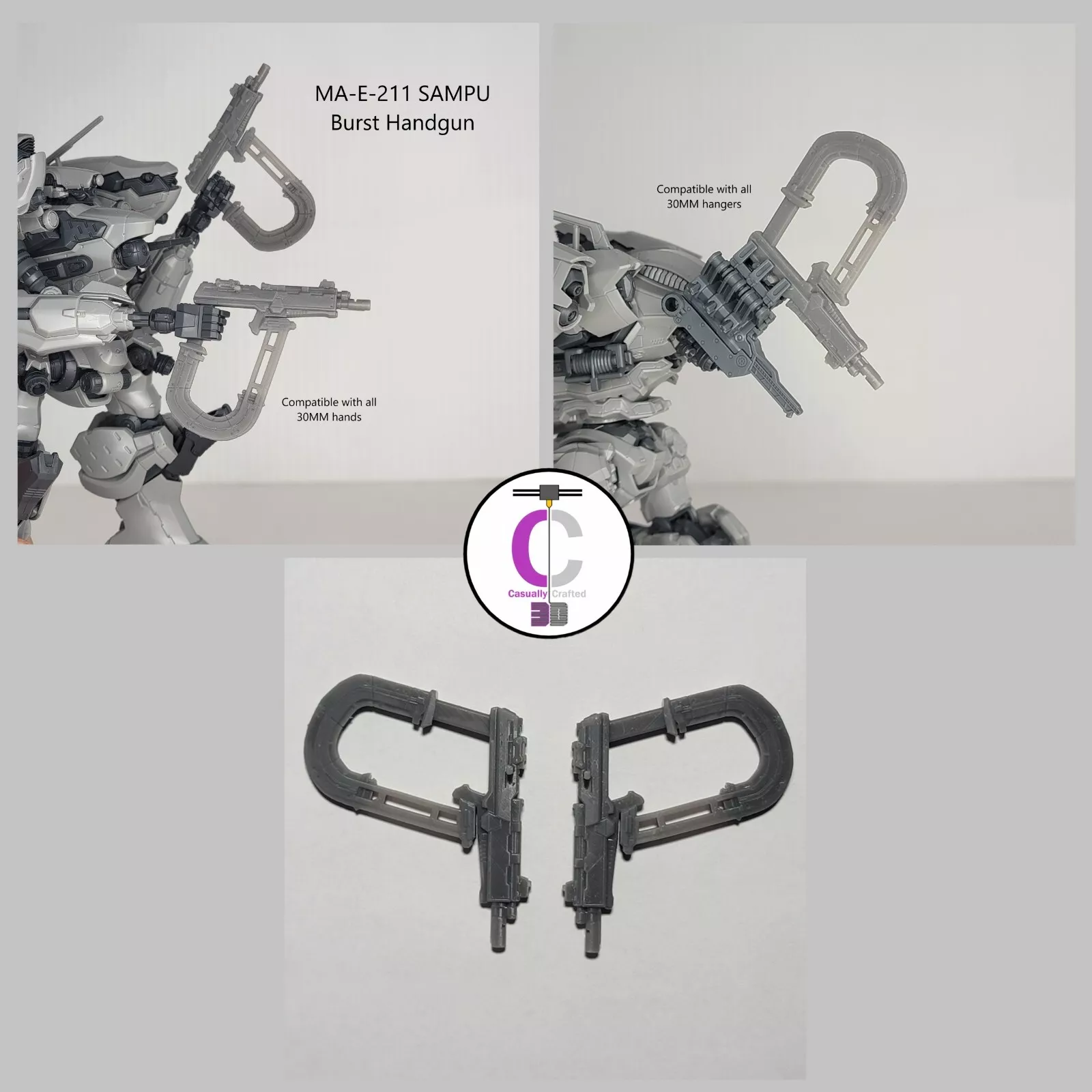 BAWS MA-E-211 SAMPU Burst Handgun Arm Weapon Part (30 Minutes Missions)