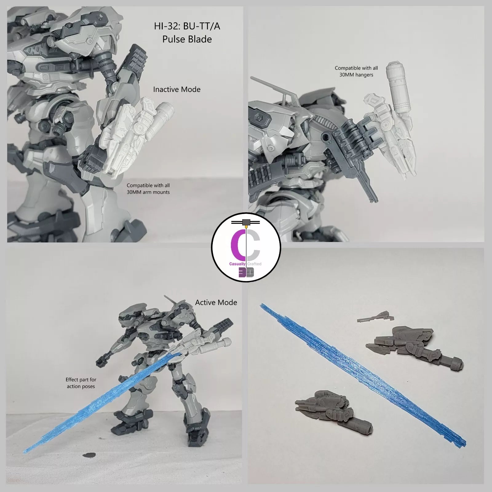 TAKIGAWA HI-32: BU-TT/A Pulse Blade Arm Weapon Part (30 Minutes Missions)