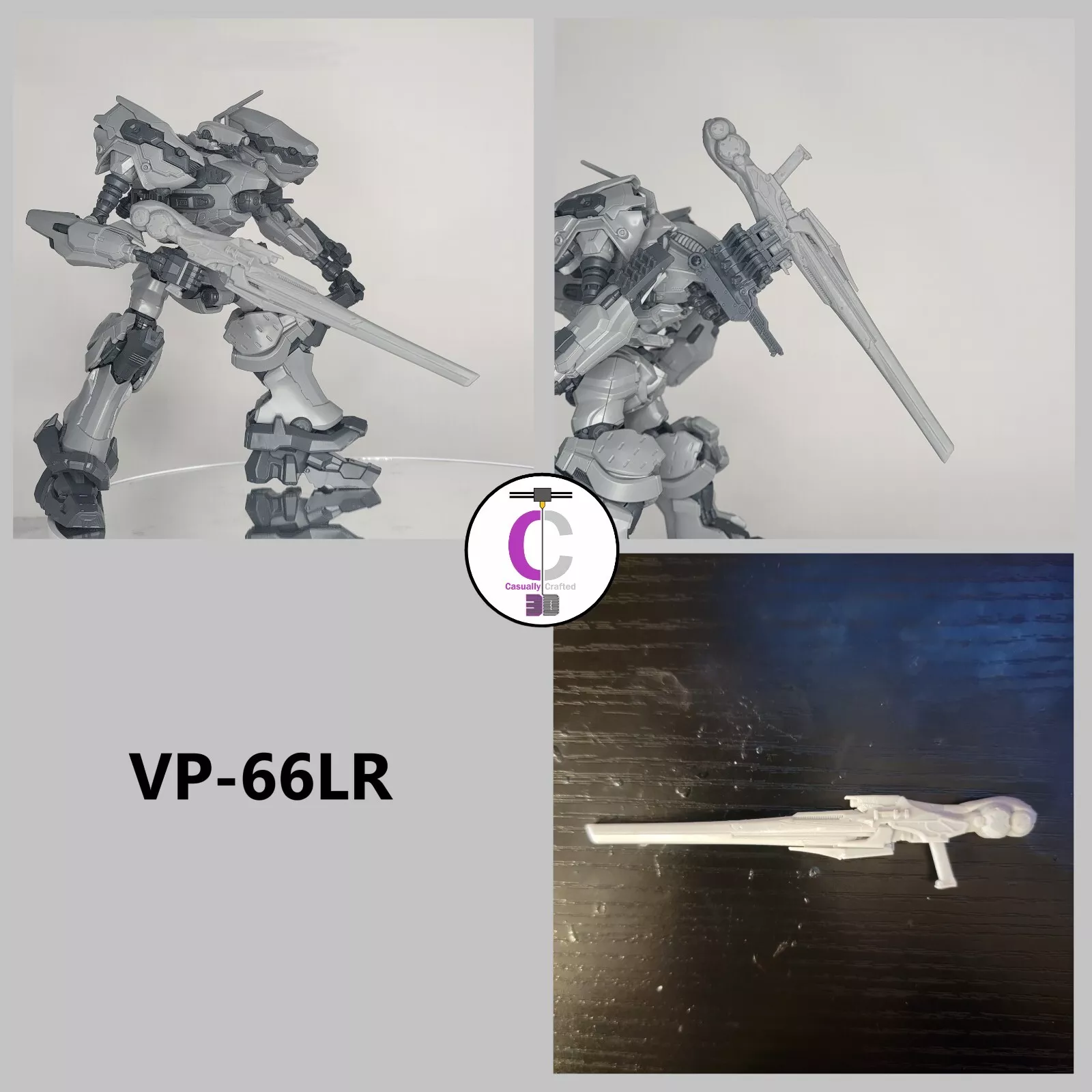 ARQUEBUS VP-66LR Laser Rifle Arm Weapon Part (30 Minutes Missions)