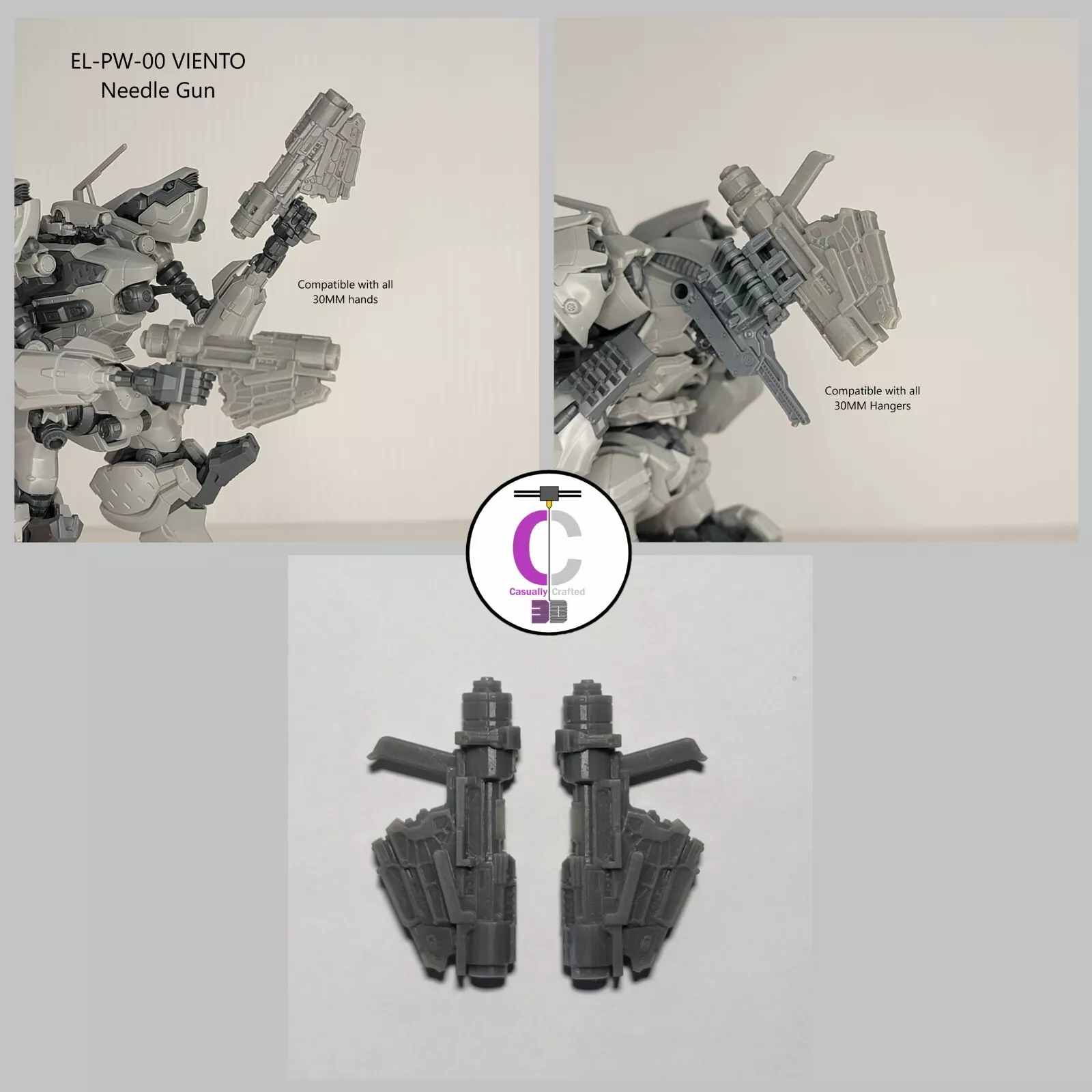 ELCANO EL-PW-00 VIENTO Needle Gun Arm Weapon Part (30 Minutes Missions)