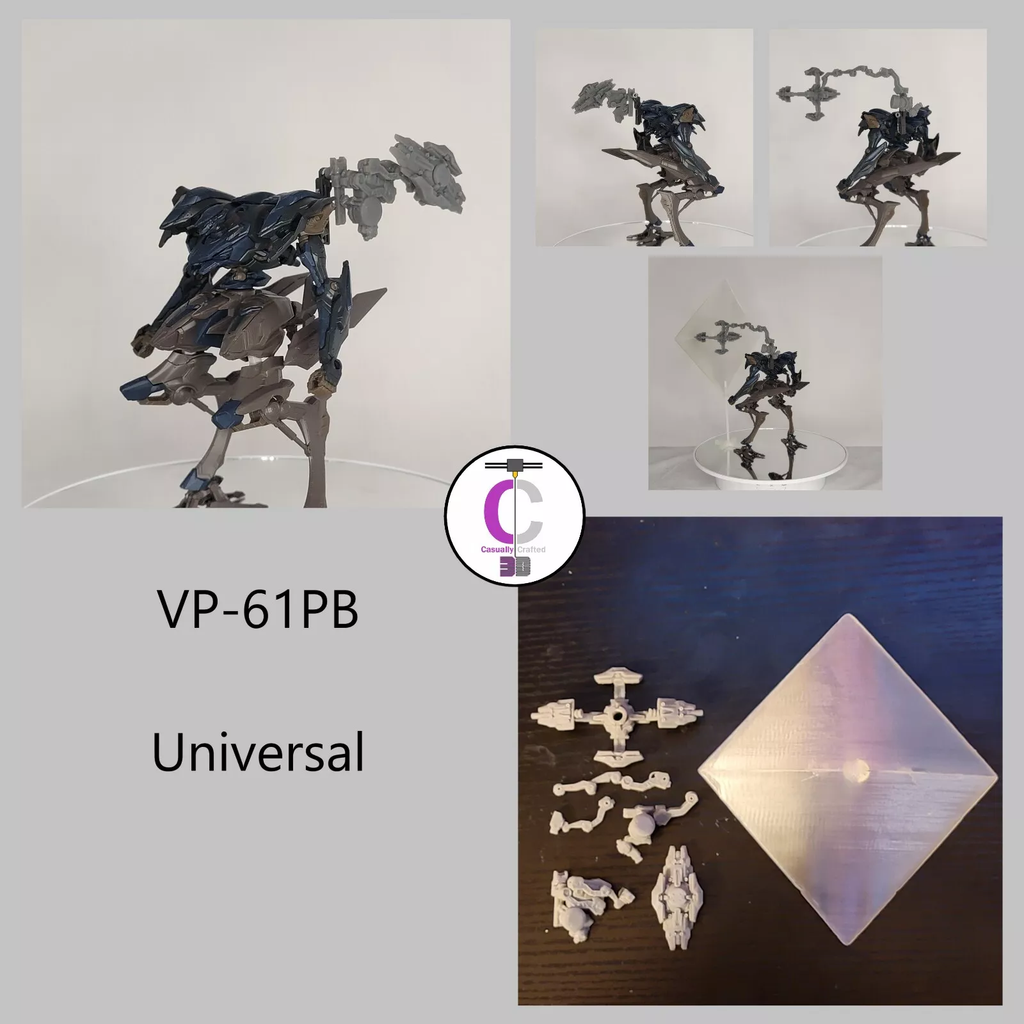 ARQUEBUS VP-61PB Pulse Buckler Back Weapon Part (30 Minutes Missions)