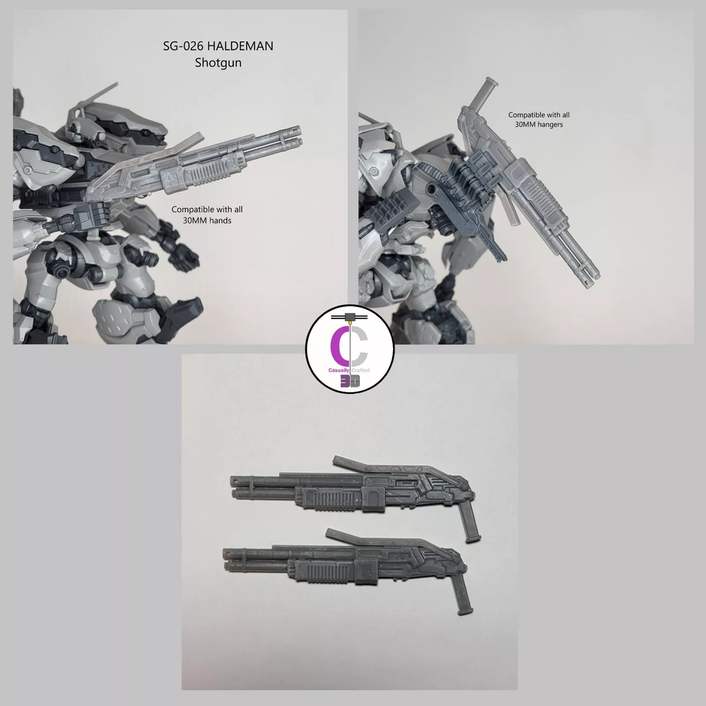 BALAM SG-026 HALDEMAN Shotgun Arm Weapon Part (30 Minutes Missions)