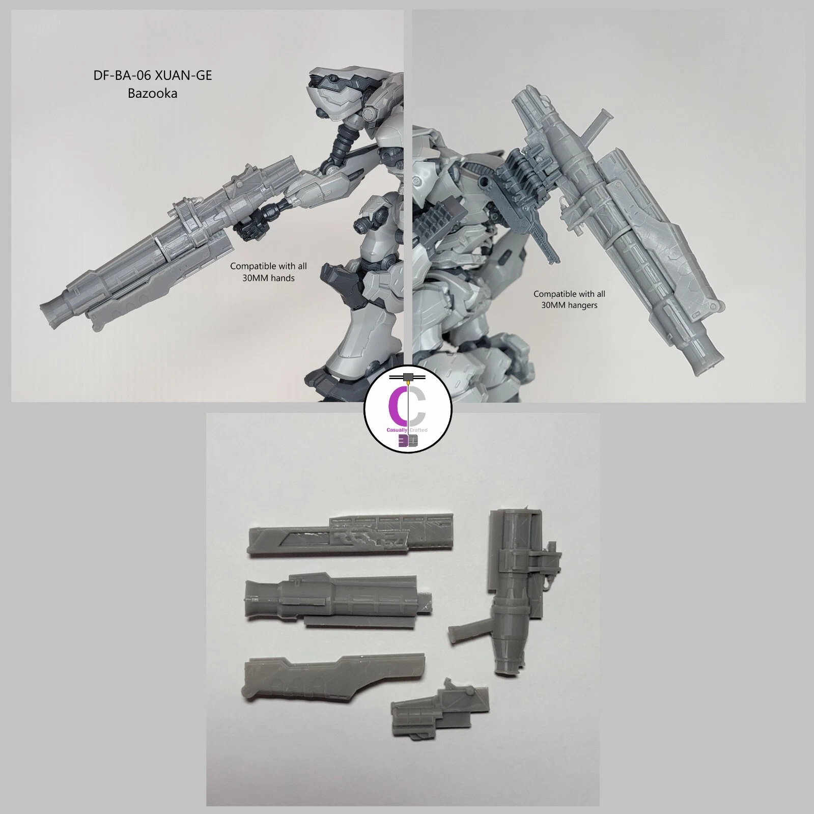 DAFENG DF-BA-06 XUAN-GE Bazooka Arm Weapon Part (30 Minutes Missions)