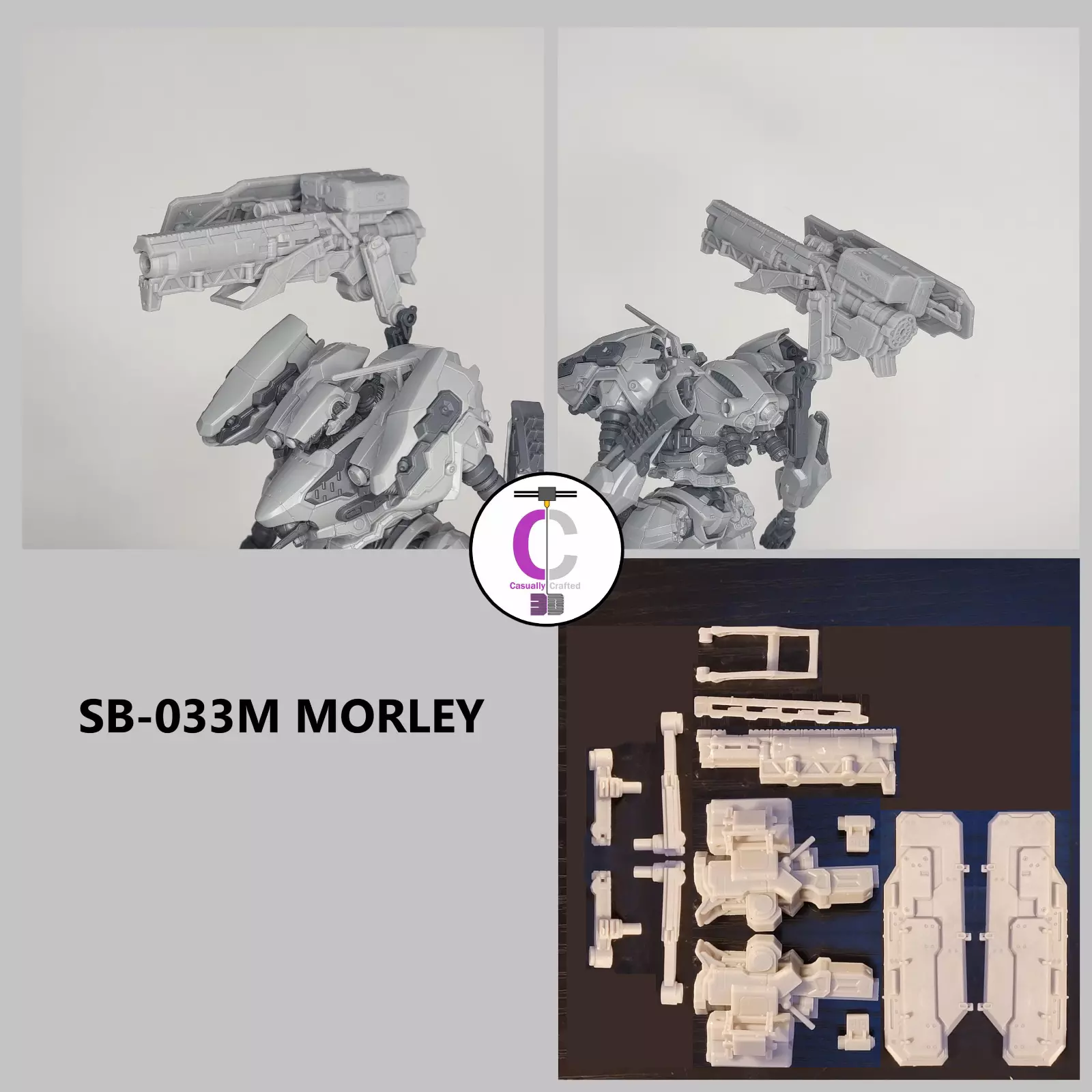 BALAM SB-033M MORLEY Spread Bazooka Back Weapon Part (30 Minutes Missions)