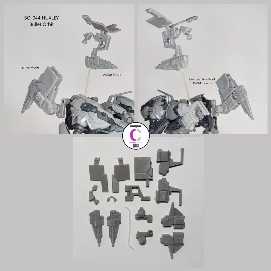 BALAM BO-044 HUXLEY Bullet Orbit Back Weapon Part (30 Minutes Missions)