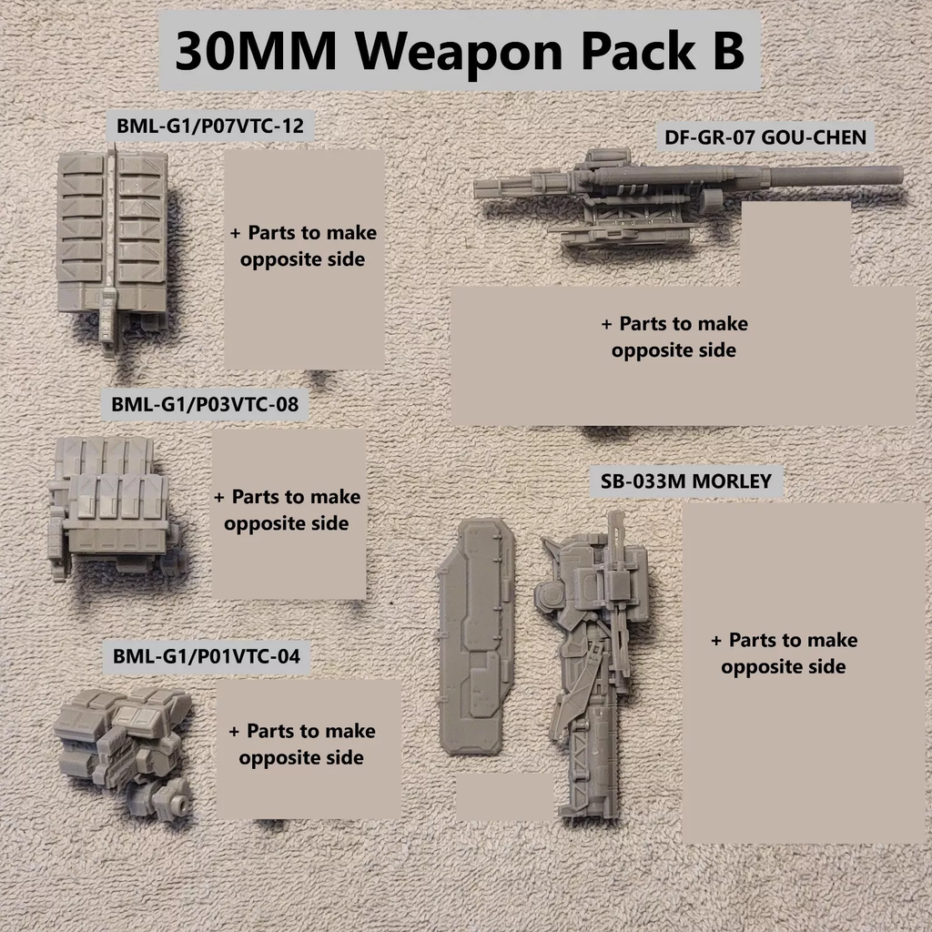 (30 Minutes Missions) ACVI Weapon Pack B