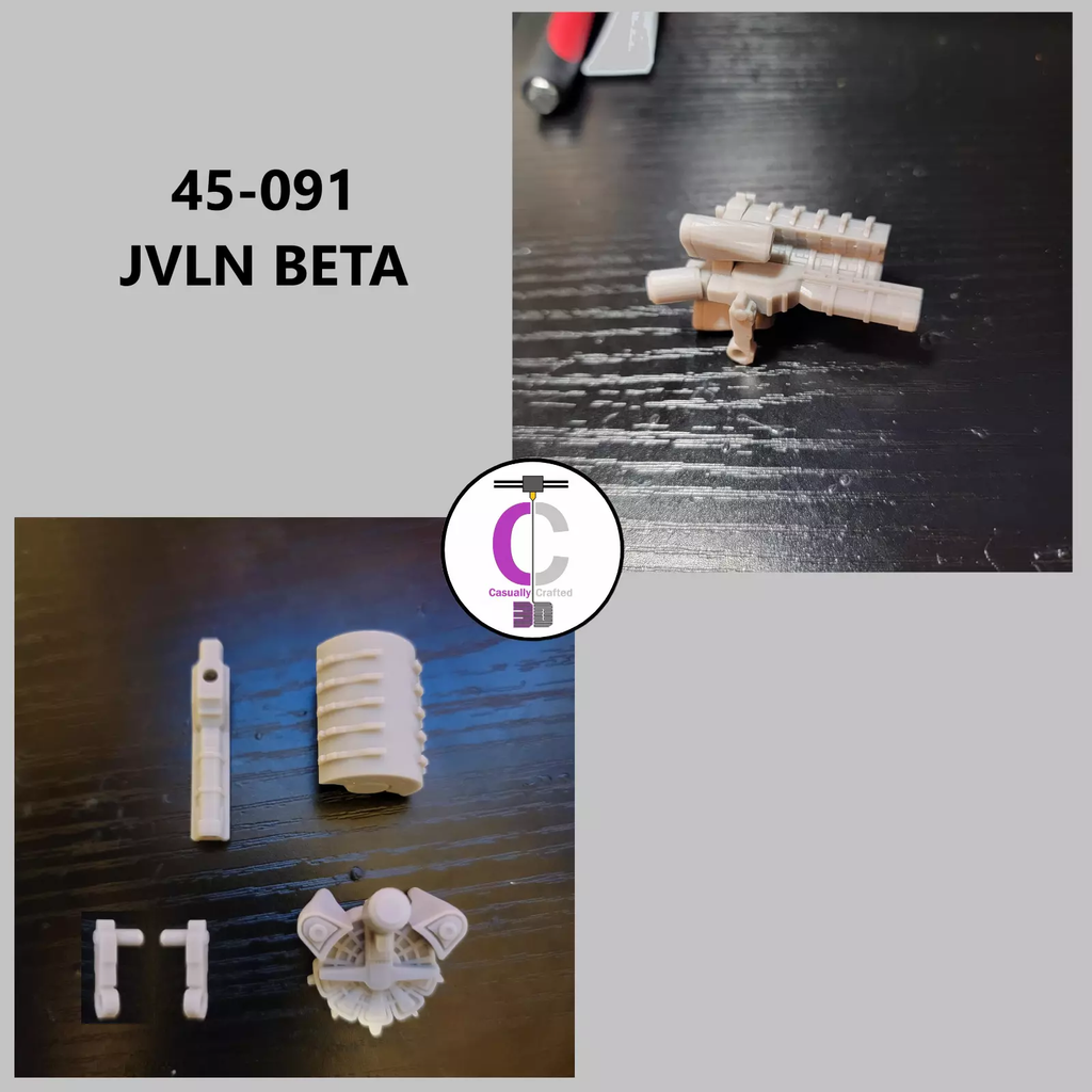 ALLMIND 45-091 JVLN Beta Detonating Missile Launcher Back Weapon Part (30 Minutes Missions)