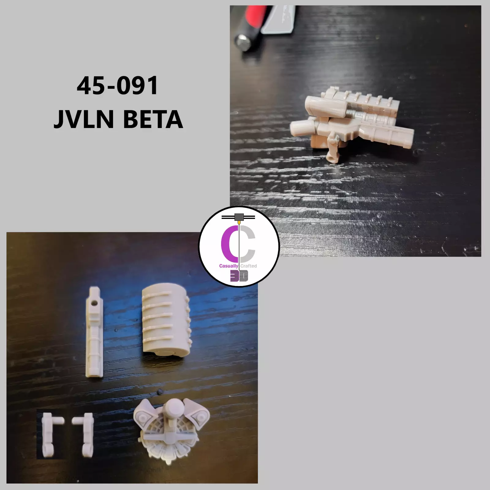 ALLMIND 45-091 JVLN Beta Detonating Missile Launcher Back Weapon Part (30 Minutes Missions)