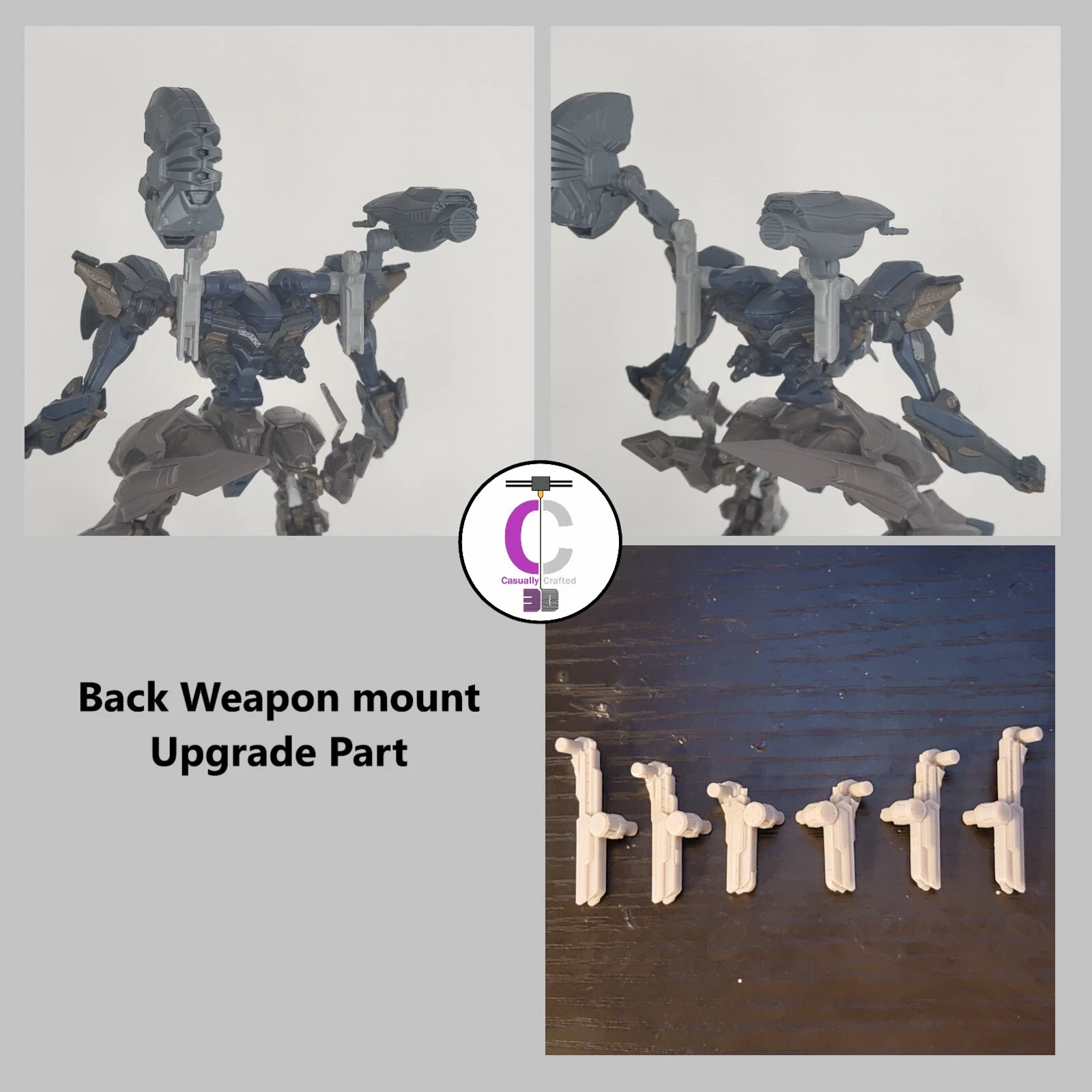 BAWS AM-J-001 Universal Weapon Mount Part (30 Minutes Missions)