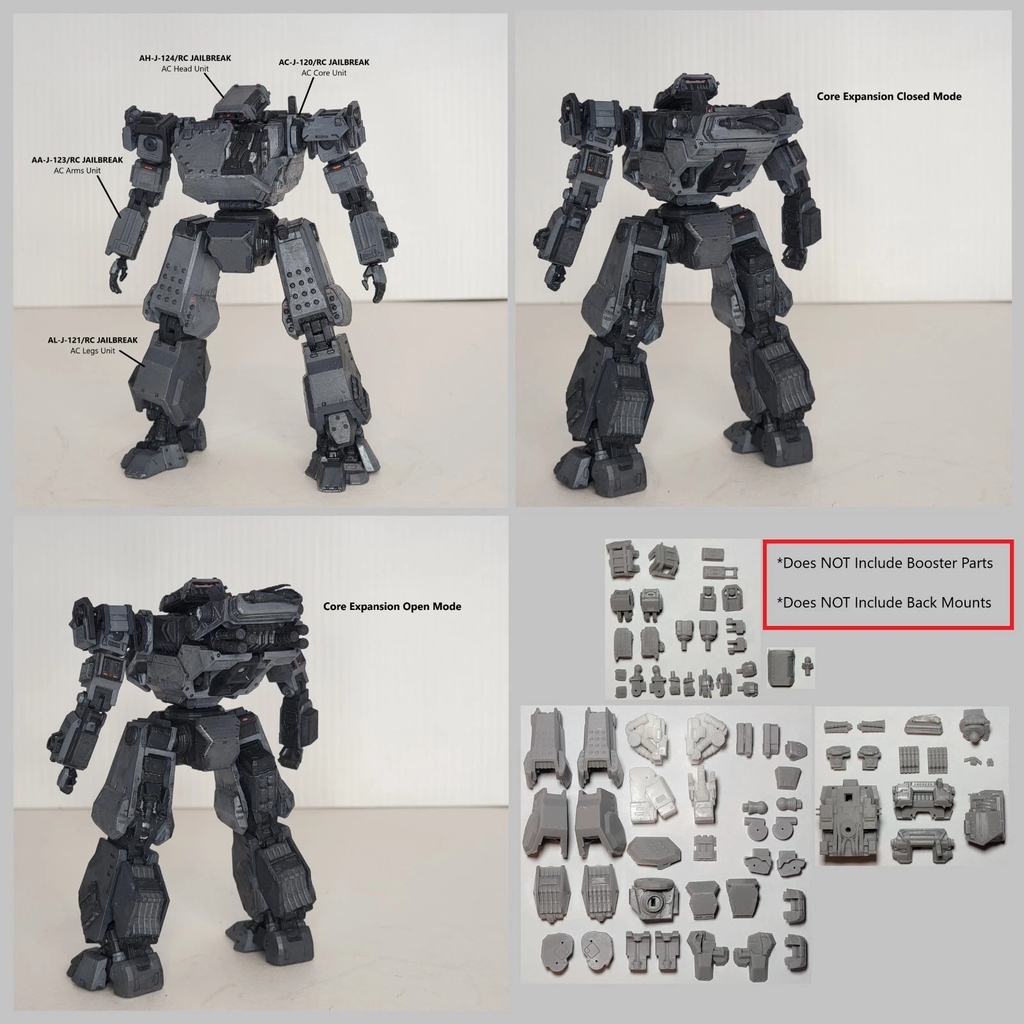 (30 Minutes Missions) BAWS AX-J-12X/RC JAILBREAK Frame Pack