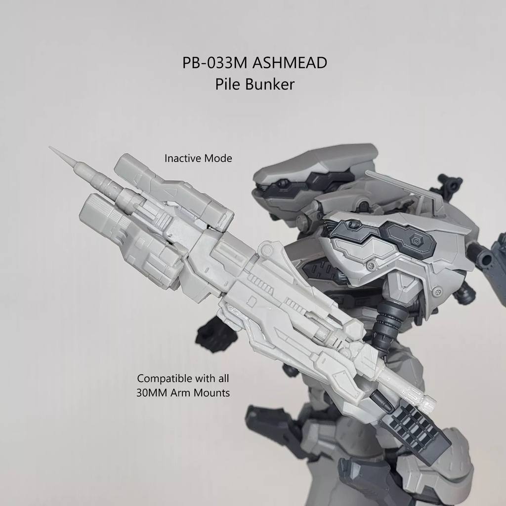 BALAM PB-033M ASHMEAD Pile Bunker Arm Weapon Part (30 Minutes Missions)