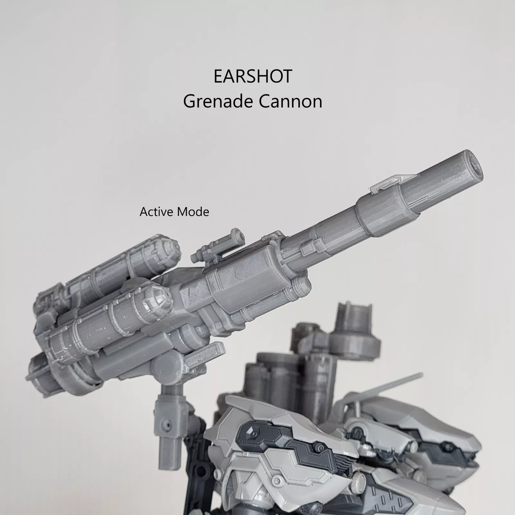 MELINITE EARSHOT Grenade Cannon Back Weapon Part (30 Minutes Missions)