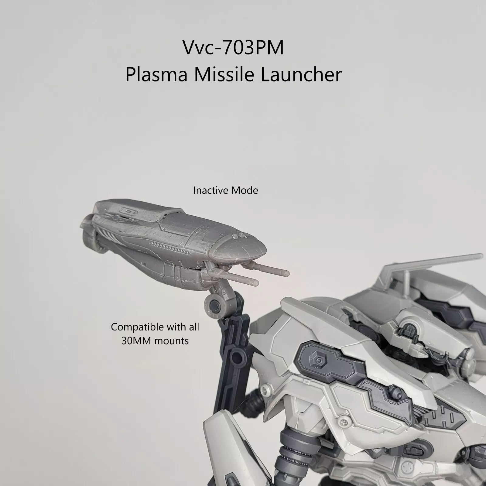 VCPL Vvc-703PM Plasma Missile Launcher Back Weapon Part (30 Minutes Missions)