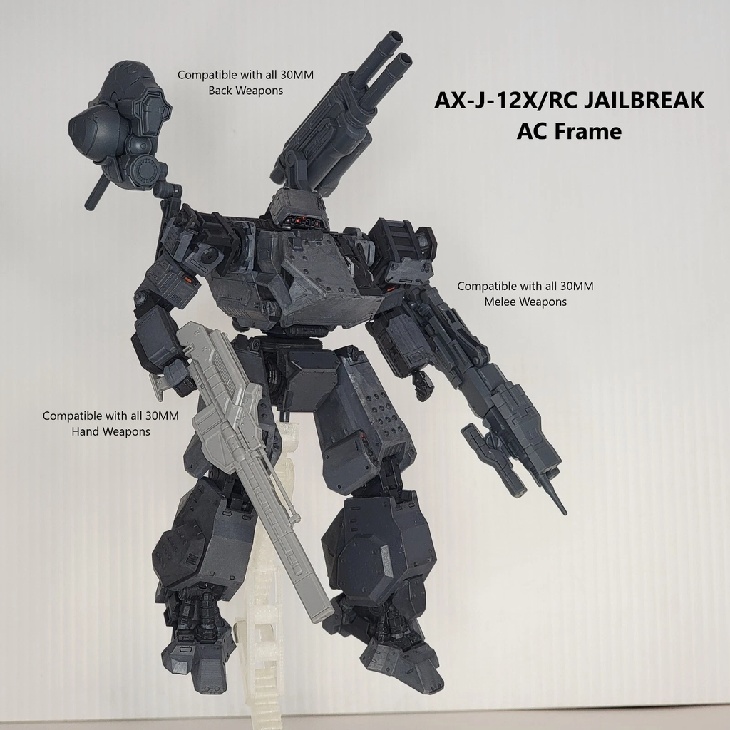 (30 Minutes Missions) BAWS AX-J-12X/RC JAILBREAK Frame Pack