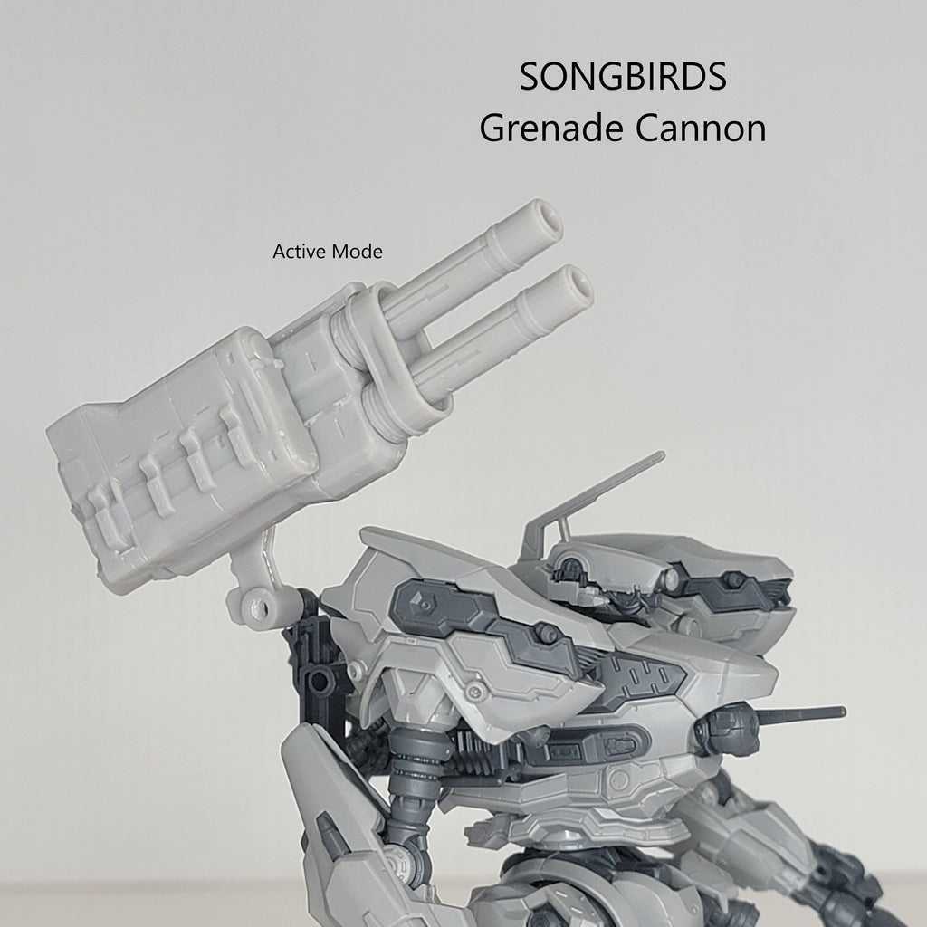 MELINITE SONGBIRDS Grenade Cannon Back Weapon Part (30 Minutes Missions)