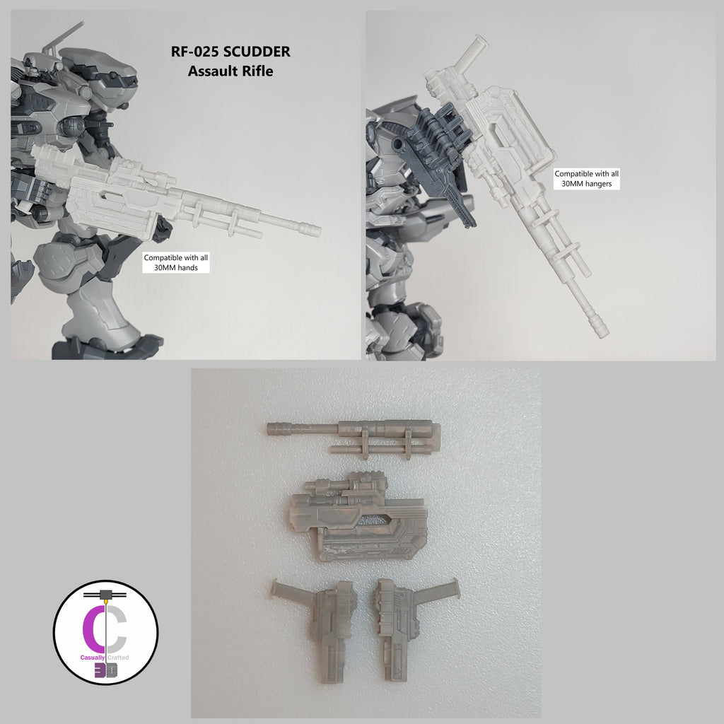 BALAM RF-025 SCUDDER Assault Rifle Arm Weapon Part (30 Minutes Missions)