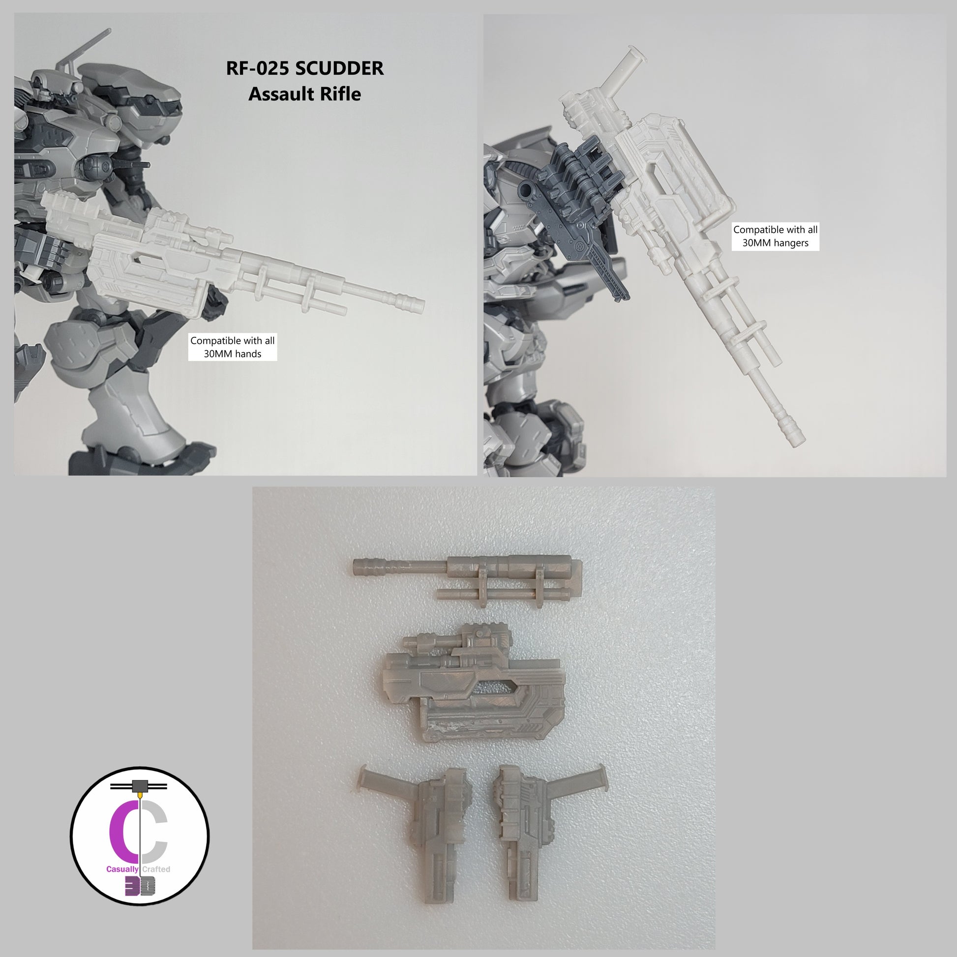 BALAM RF-025 SCUDDER Assault Rifle Arm Weapon Part (30 Minutes Missions)