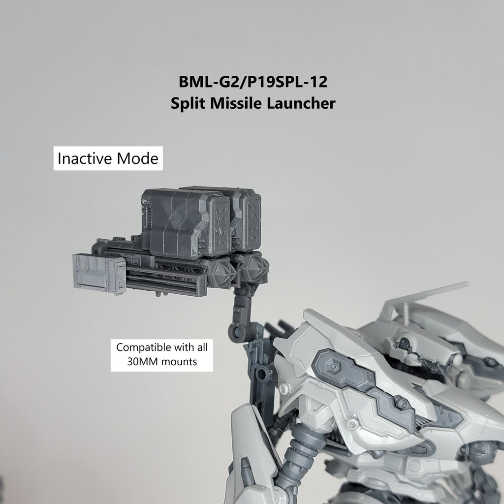 FURLONG BML-G2/P19SPL-12 Split Missile Launcher Back Weapon Part (30 Minutes Missions)