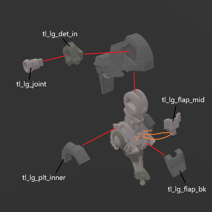 [DIGITAL FILES] DAFENG DF-LG-08 TIAN-QIANG AC Legs Unit