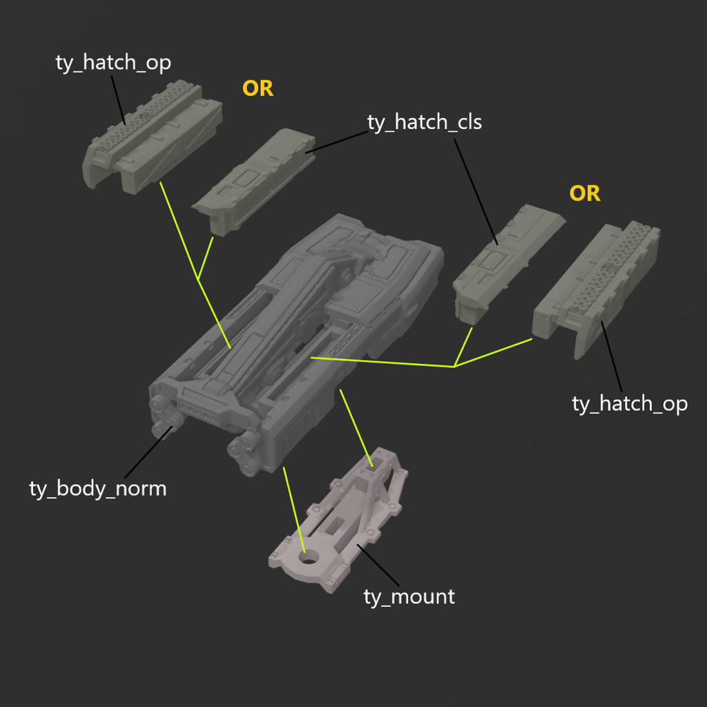 DAFENG DF-ET-09 TAI-YANG-SHOU Explosive Thrower Arm Weapon Part (30 Minutes Missions)