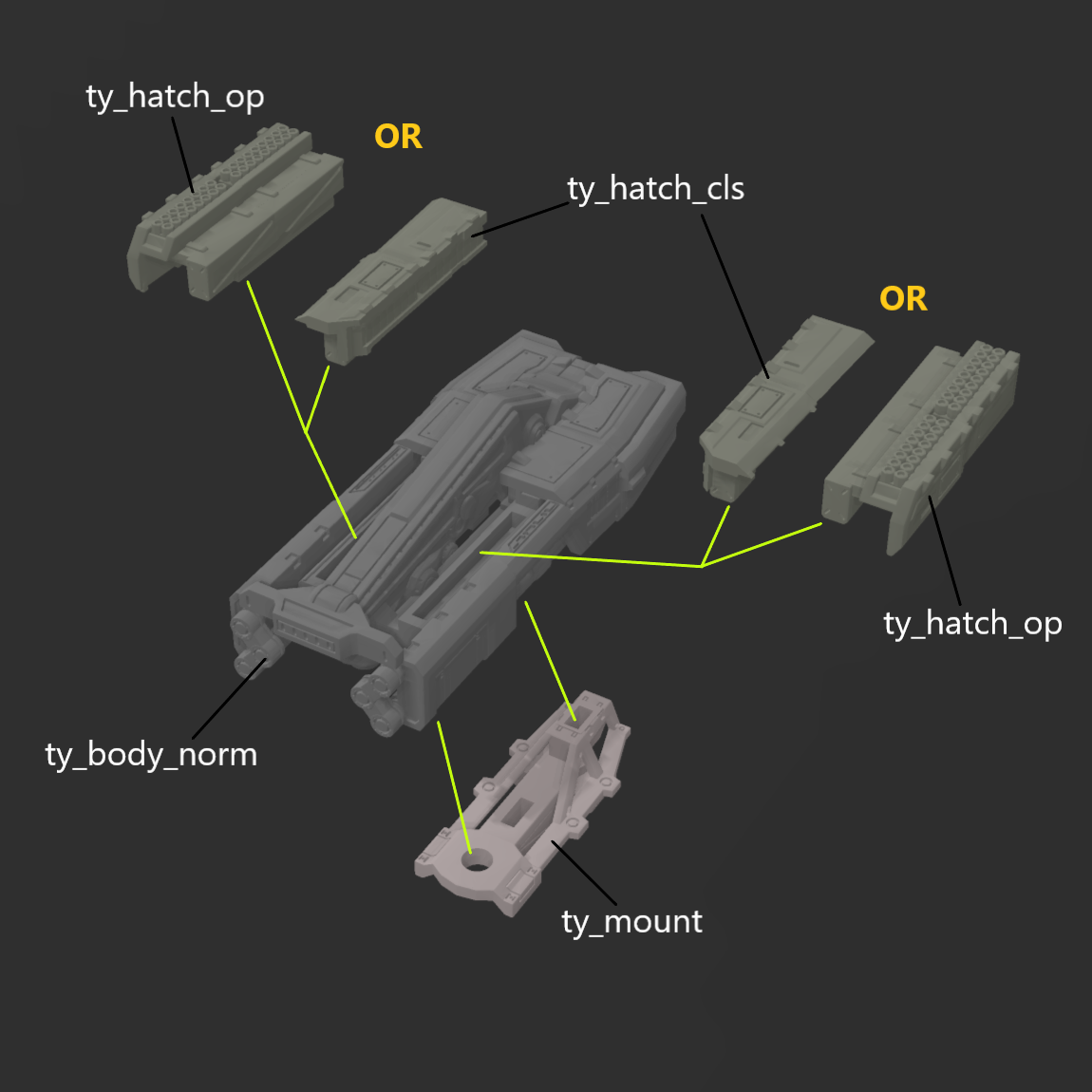 DAFENG DF-ET-09 TAI-YANG-SHOU Explosive Thrower Arm Weapon Part (30 Minutes Missions)