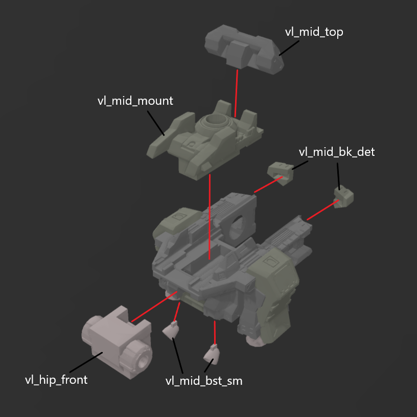 [DIGITAL FILES] BALAM LG-033M VERRILL AC Legs Unit