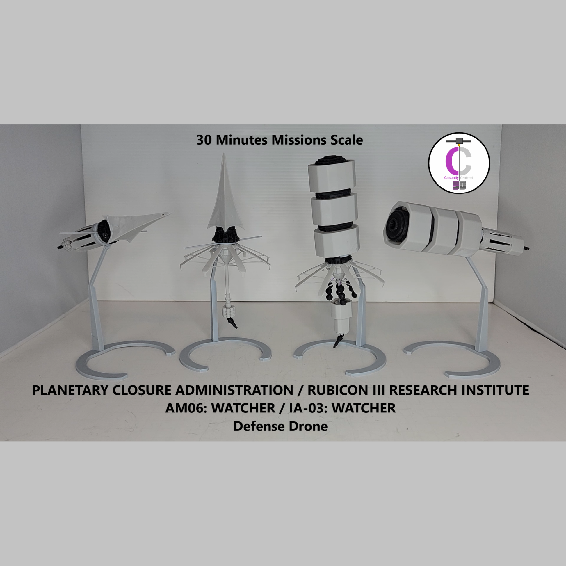 RRI & PCA WATCHER Drone Resin Model Kit (30 Minutes Missions Scale)