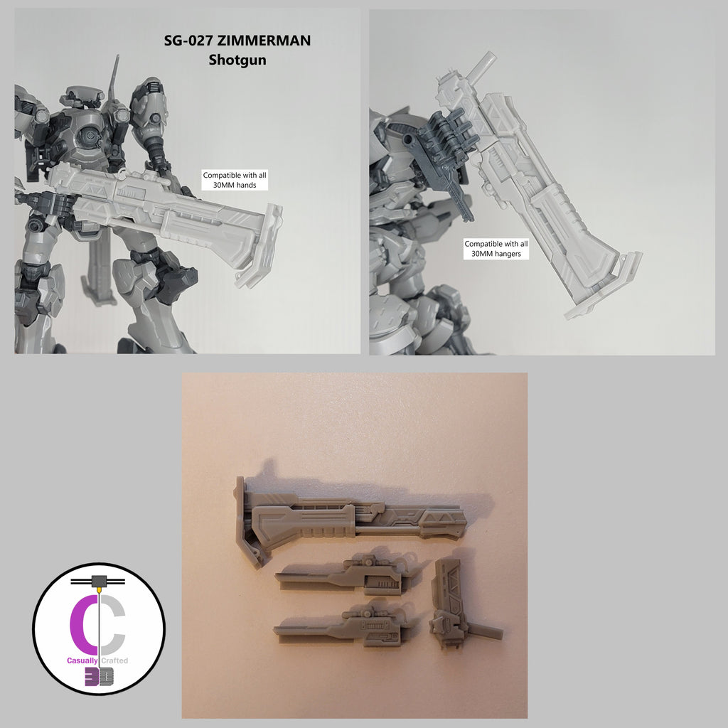 BALAM SG-027 ZIMMERMAN Shotgun Arm Weapon Part (30 Minutes Missions)